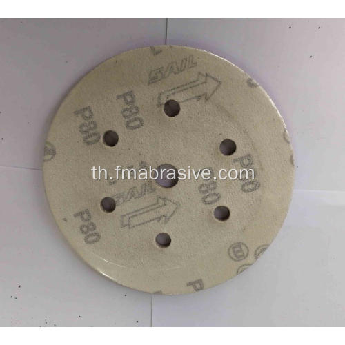แผ่นอลูมิเนียมออกไซด์ 140G D-wt Abrasive Velcro Disc